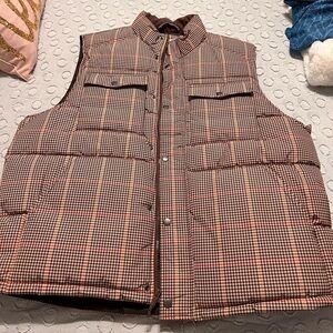 Goodfellow & Co Houndstooth Puffer Vest